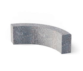 Радиусный бордюр ГП-1 R для проезжей части (L*150*300), м/р: Южно-Султаевское